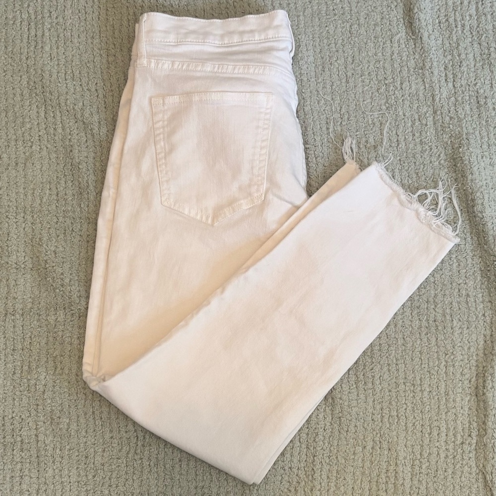 GAP Women's White Ankle Jeans